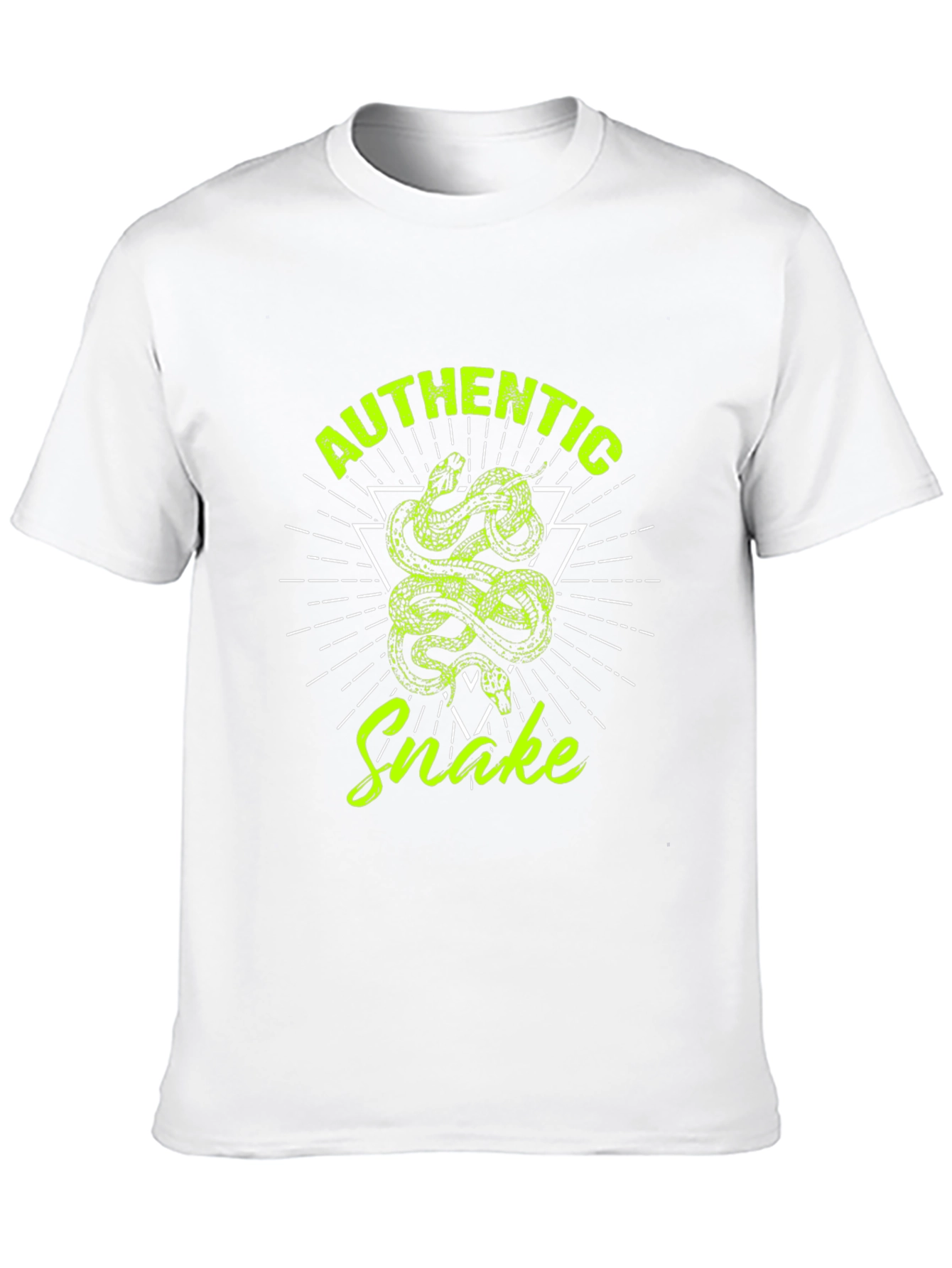 Authentic Snake Graphic Tee - Cool Reptile Design