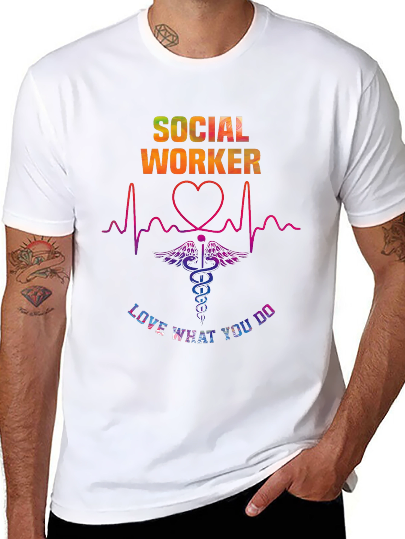 Social Worker Love What You Do T-Shirt