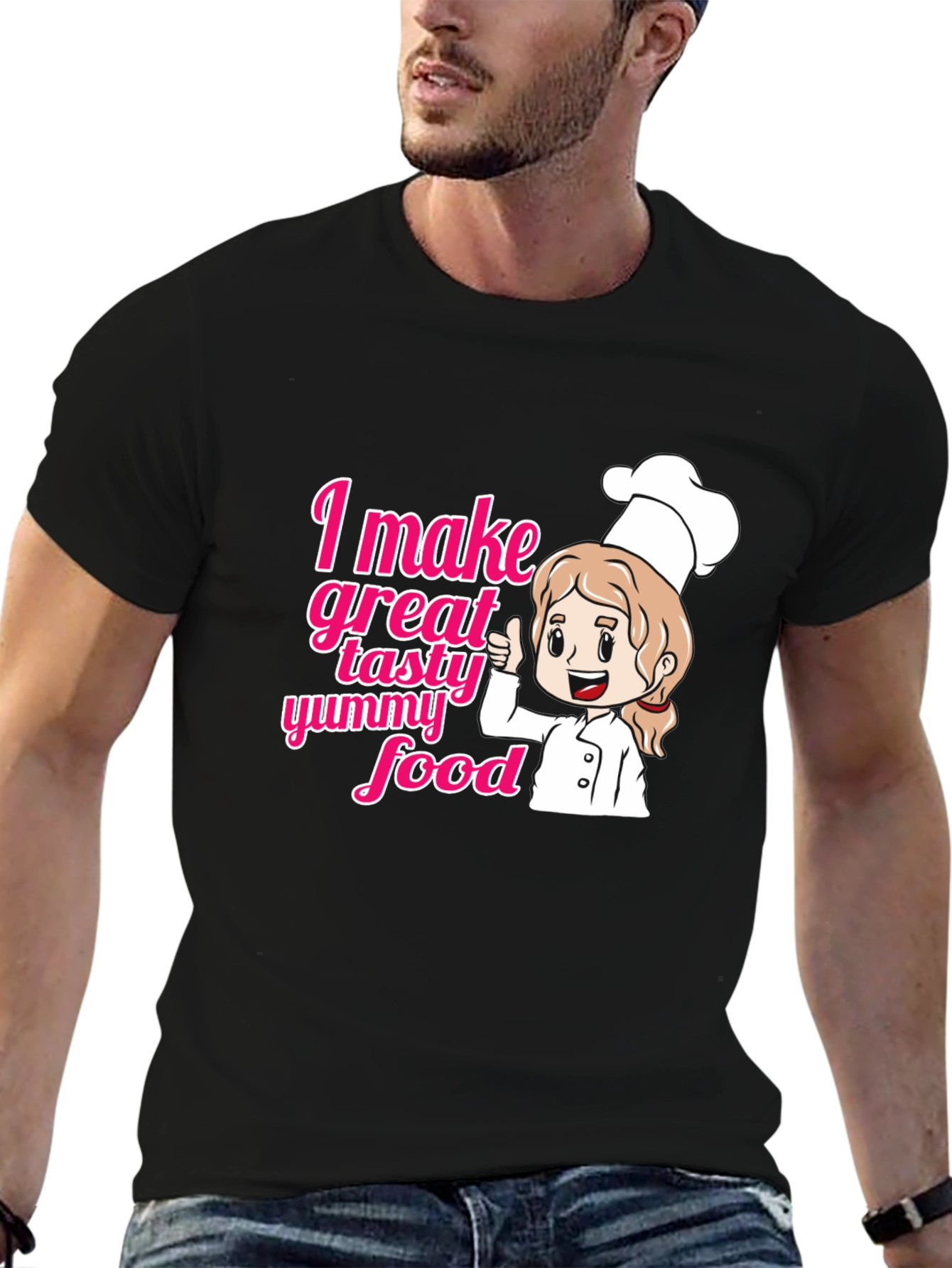 Chef Cook Foodie T-Shirt - Great Tasty Yummy Food!