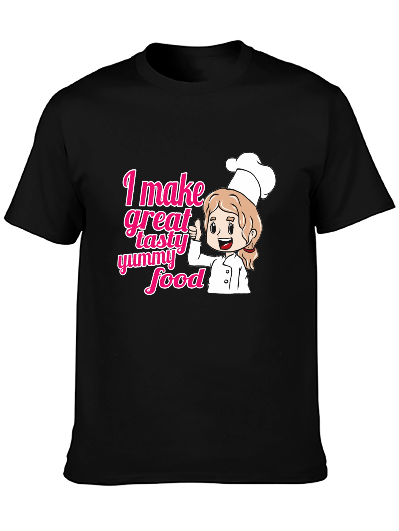 Chef Cook Foodie T-Shirt - Great Tasty Yummy Food!