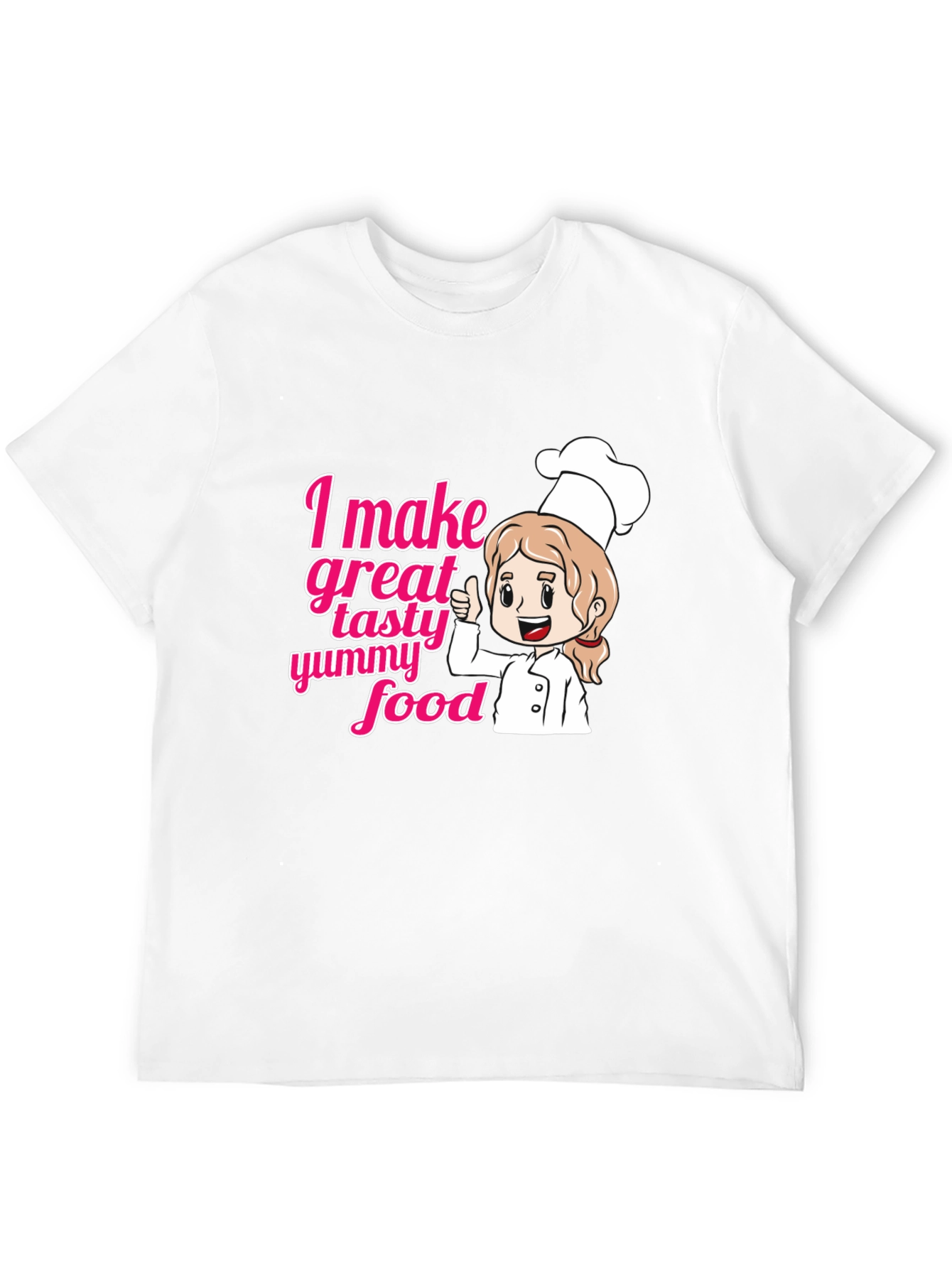 Chef Cook Foodie T-Shirt - Great Tasty Yummy Food!