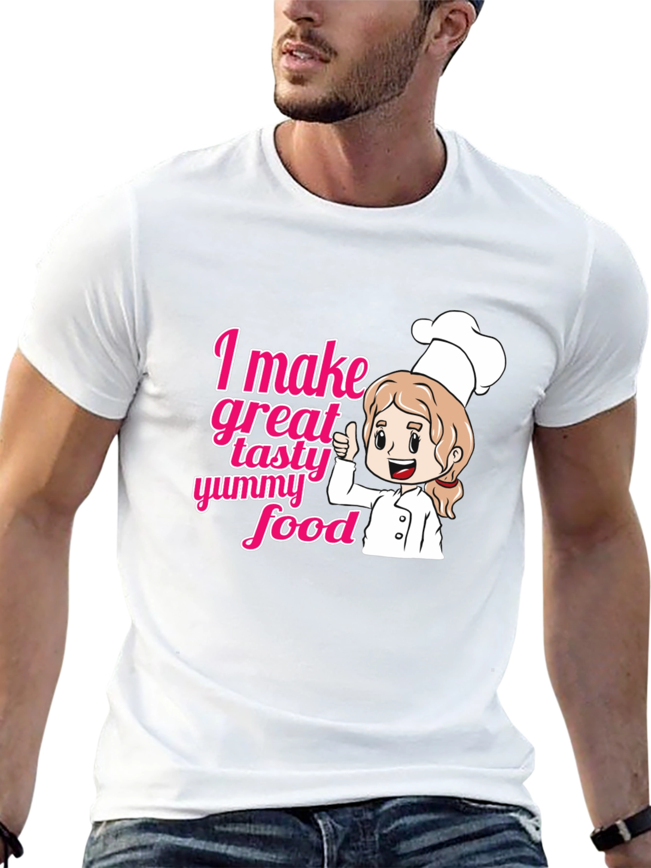 Chef Cook Foodie T-Shirt - Great Tasty Yummy Food!