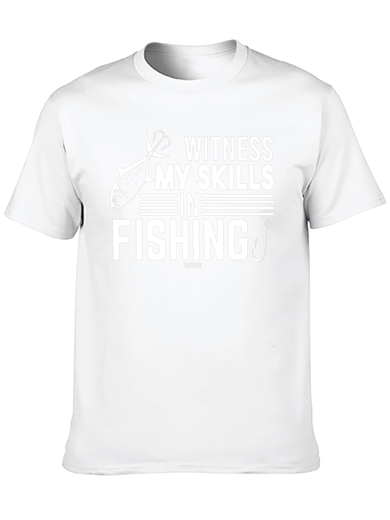 Witness My Skills Fishing Graphic T-Shirt