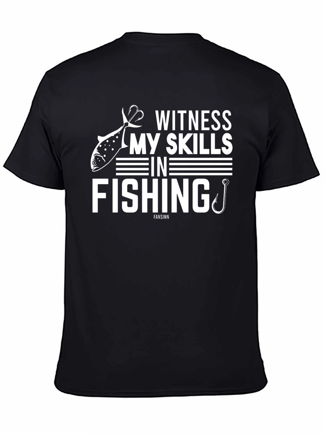 Witness My Skills Fishing Graphic T-Shirt