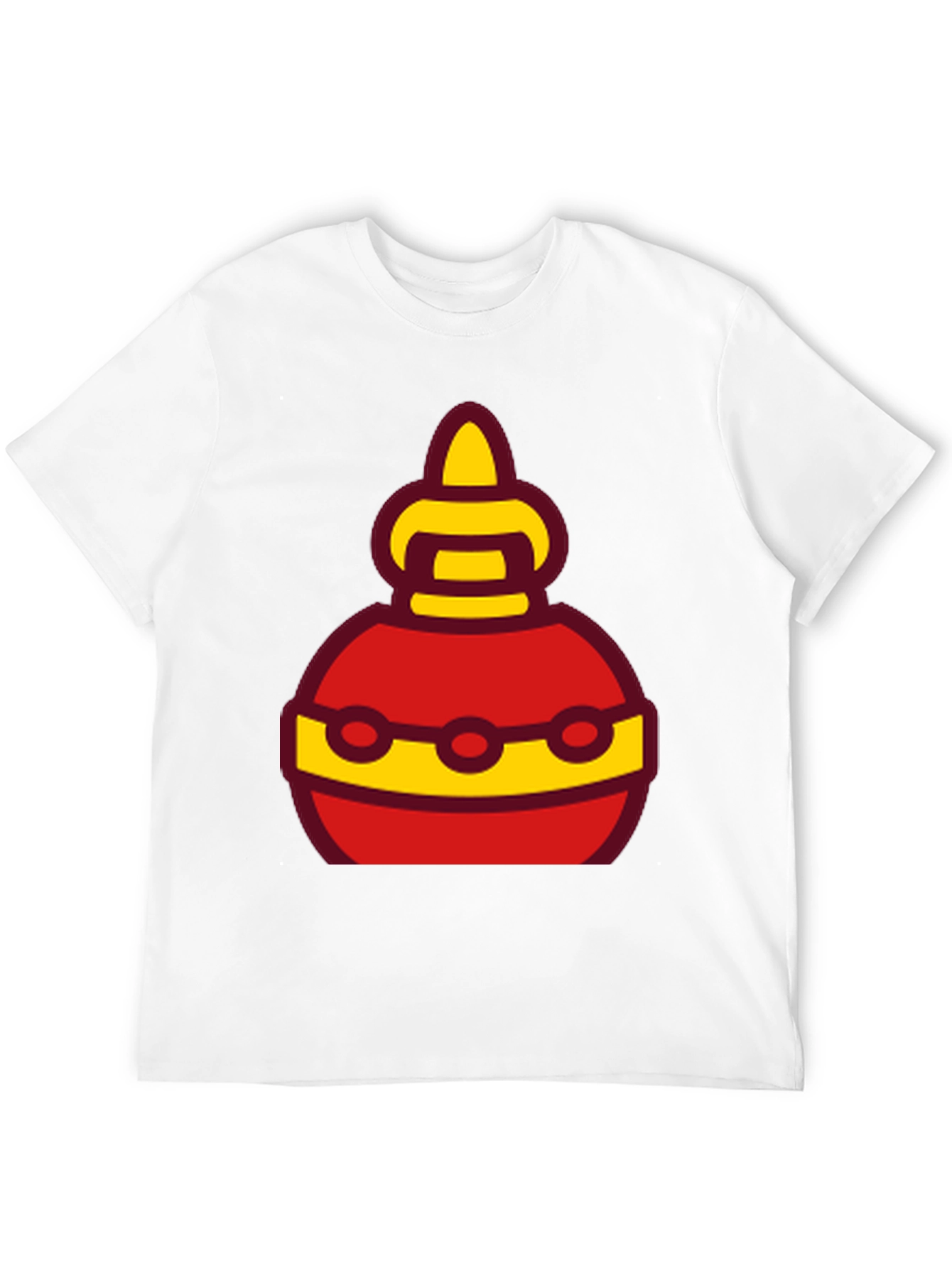 Funky Red and Yellow Festive Design T-Shirt