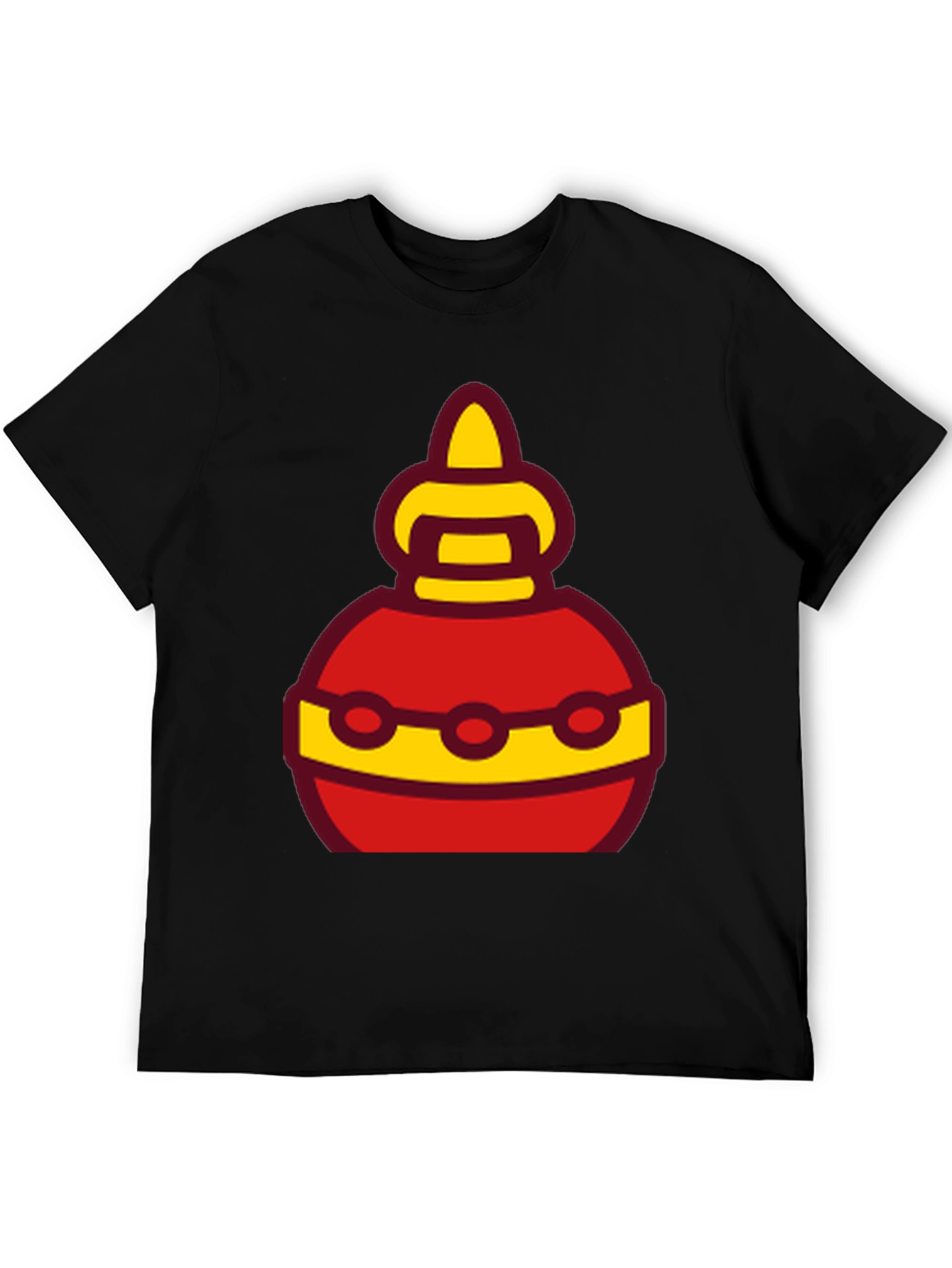 Funky Red and Yellow Festive Design T-Shirt