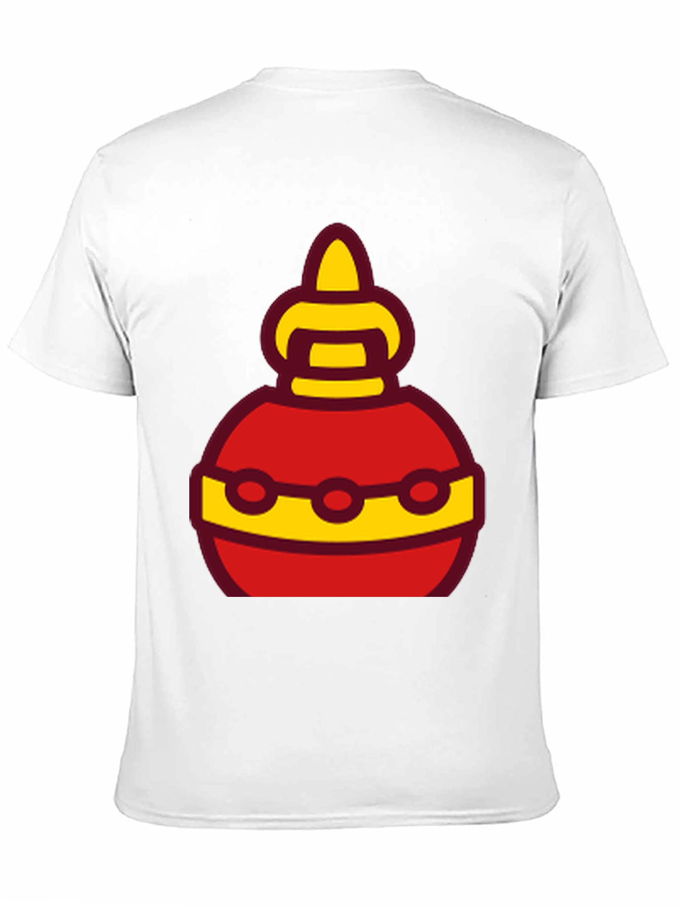 Funky Red and Yellow Festive Design T-Shirt