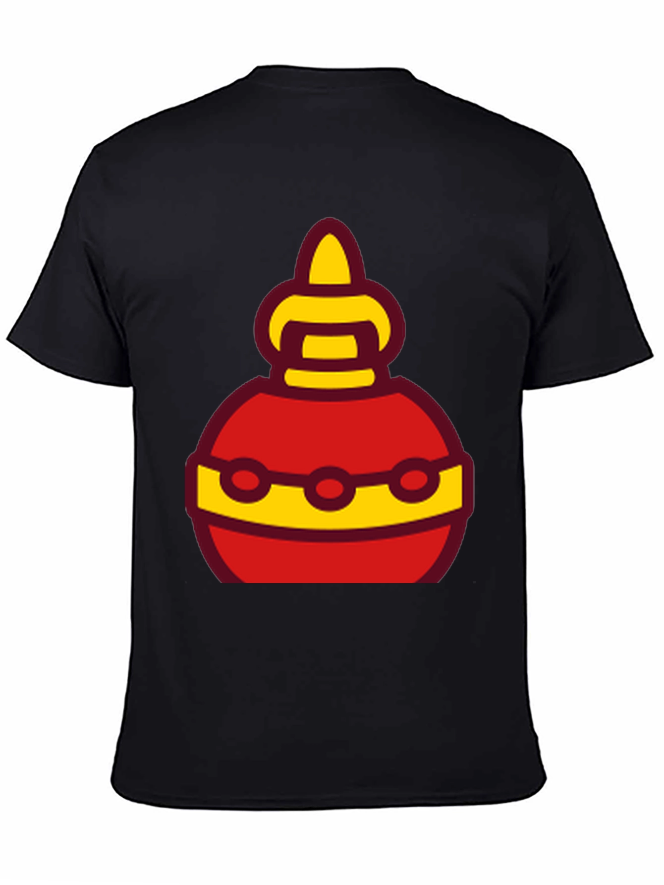 Funky Red and Yellow Festive Design T-Shirt
