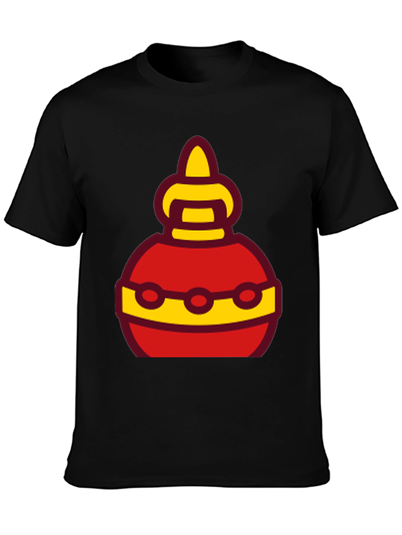 Funky Red and Yellow Festive Design T-Shirt