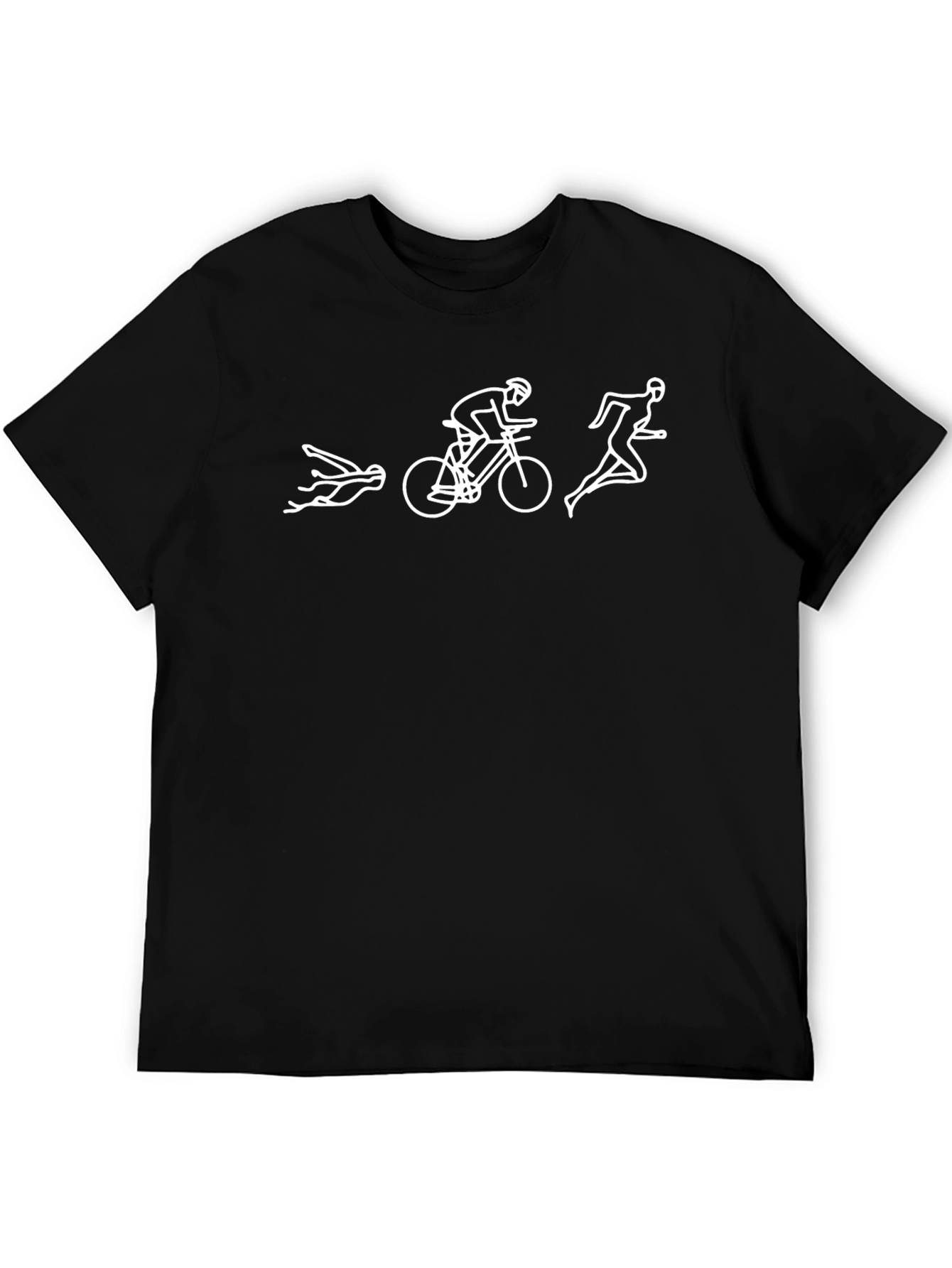 Triathlon T-Shirt: Swim Bike Run!