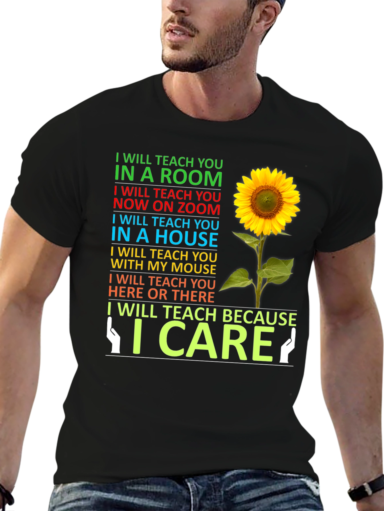 I Will Teach Sunflower T-Shirt