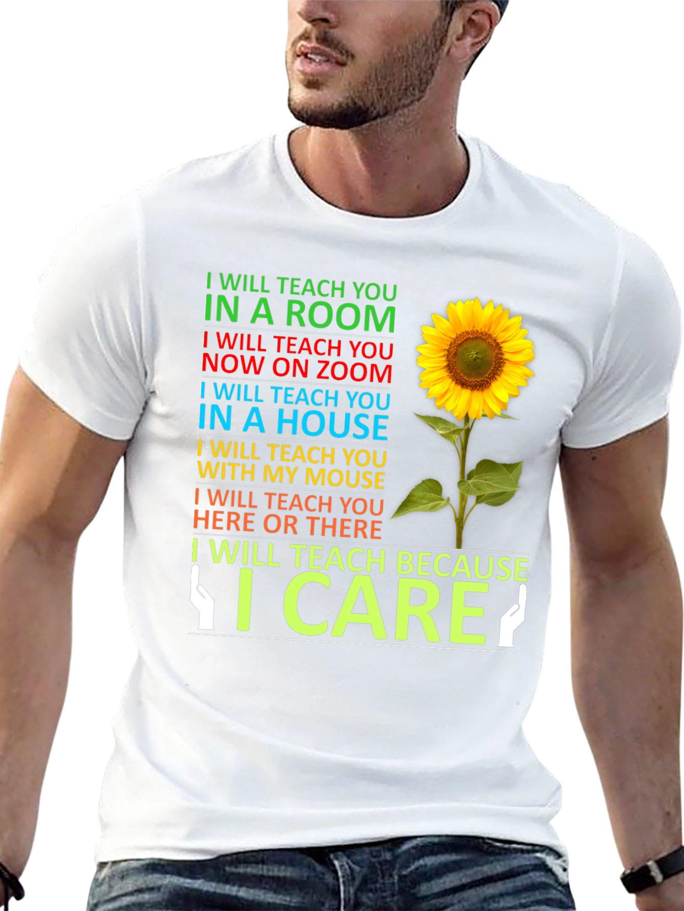 I Will Teach Sunflower T-Shirt