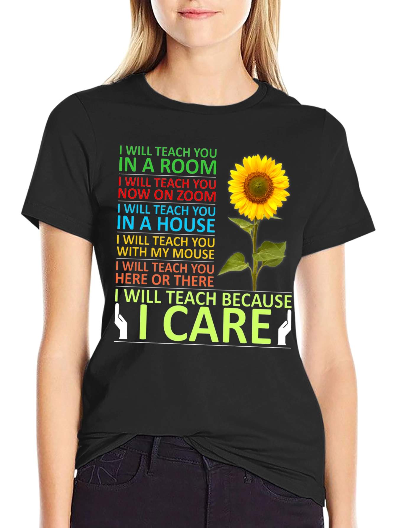 I Will Teach Sunflower T-Shirt