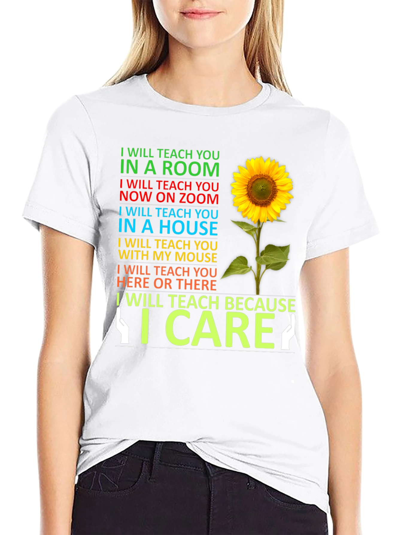 I Will Teach Sunflower T-Shirt