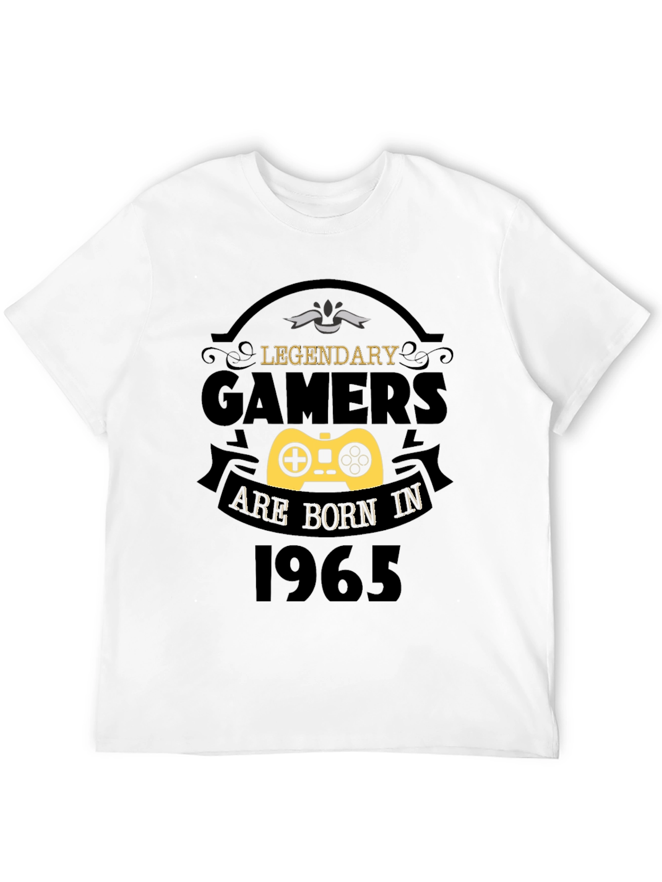Legendary Gamers Born in 1965 Black T-Shirt