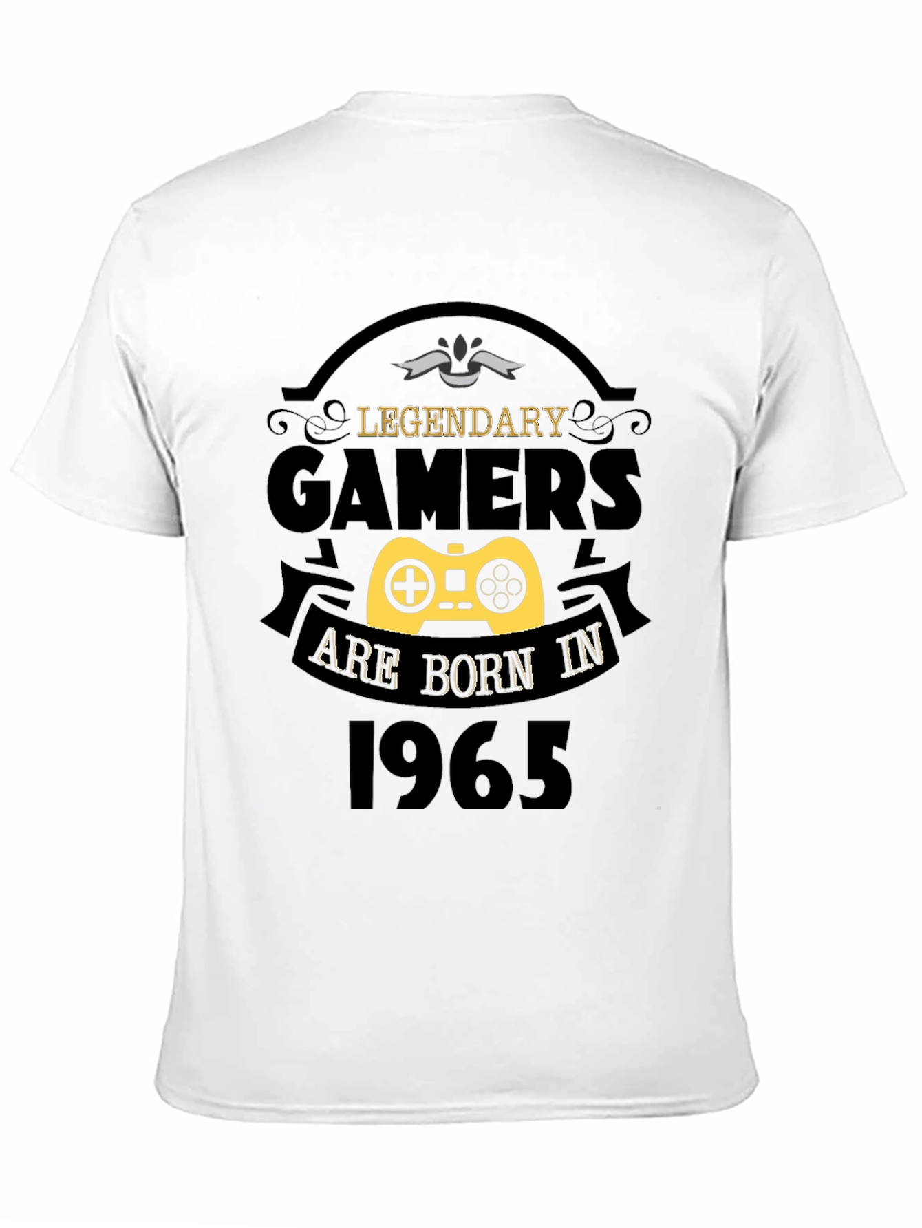 Legendary Gamers Born in 1965 Black T-Shirt