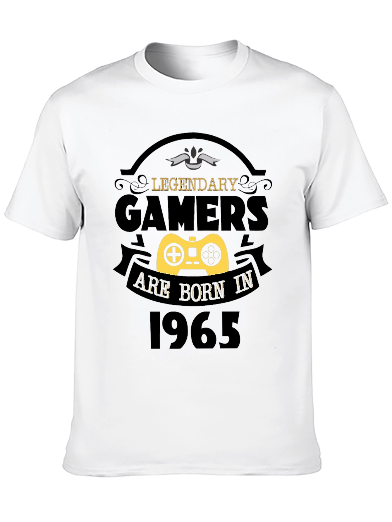 Legendary Gamers Born in 1965 Black T-Shirt