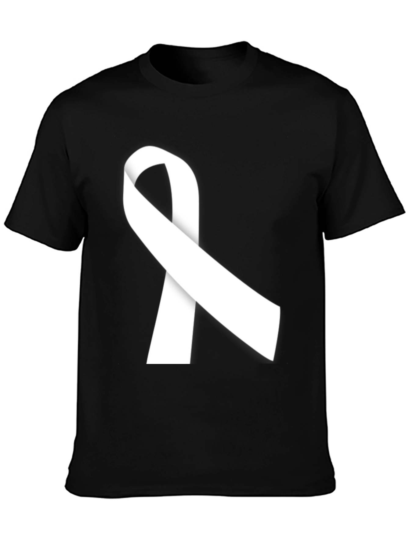 Awareness Ribbon Black T-Shirt