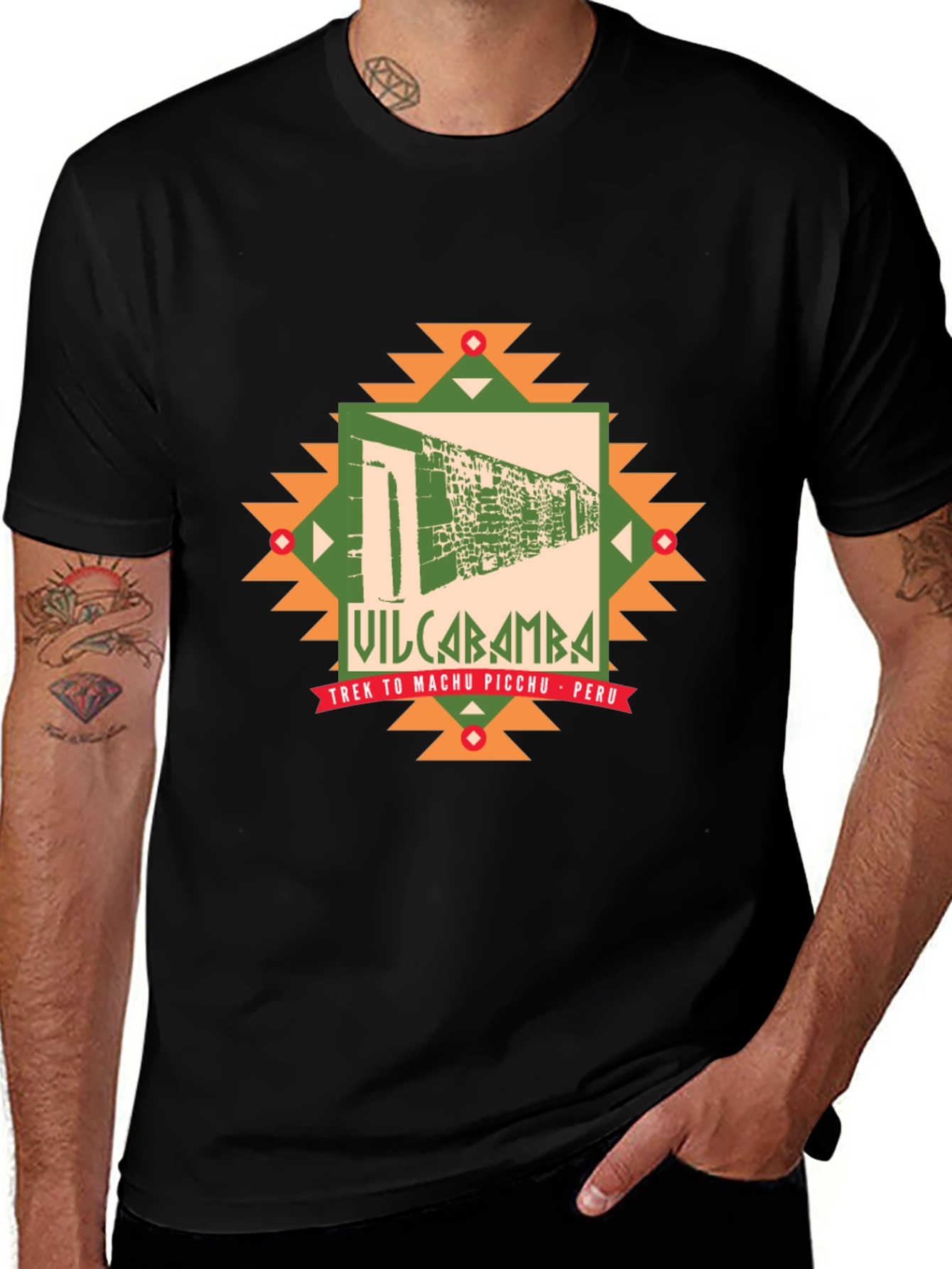 Vilcabamba Peru T-Shirt - Trek to Machu Picchu