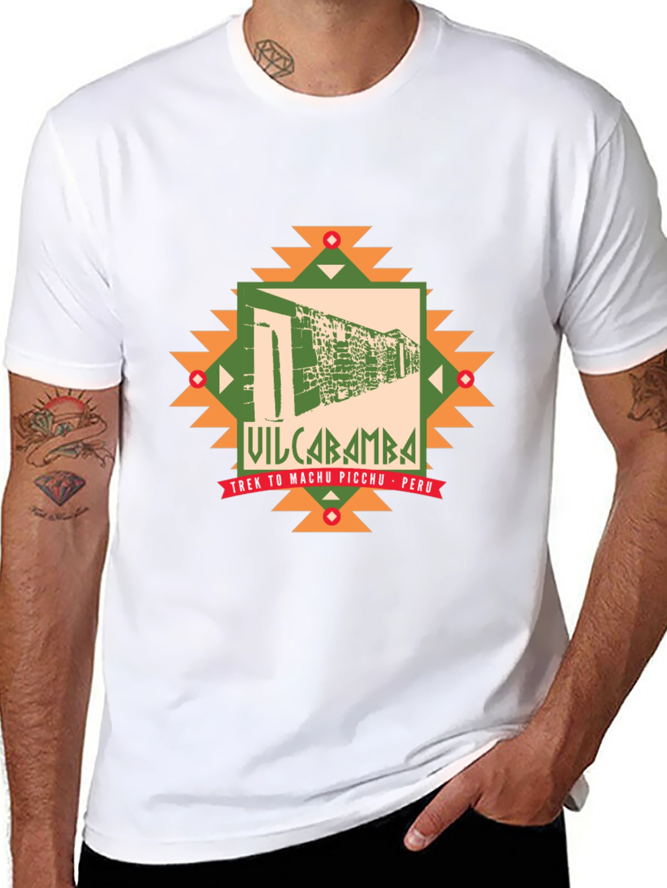 Vilcabamba Peru T-Shirt - Trek to Machu Picchu