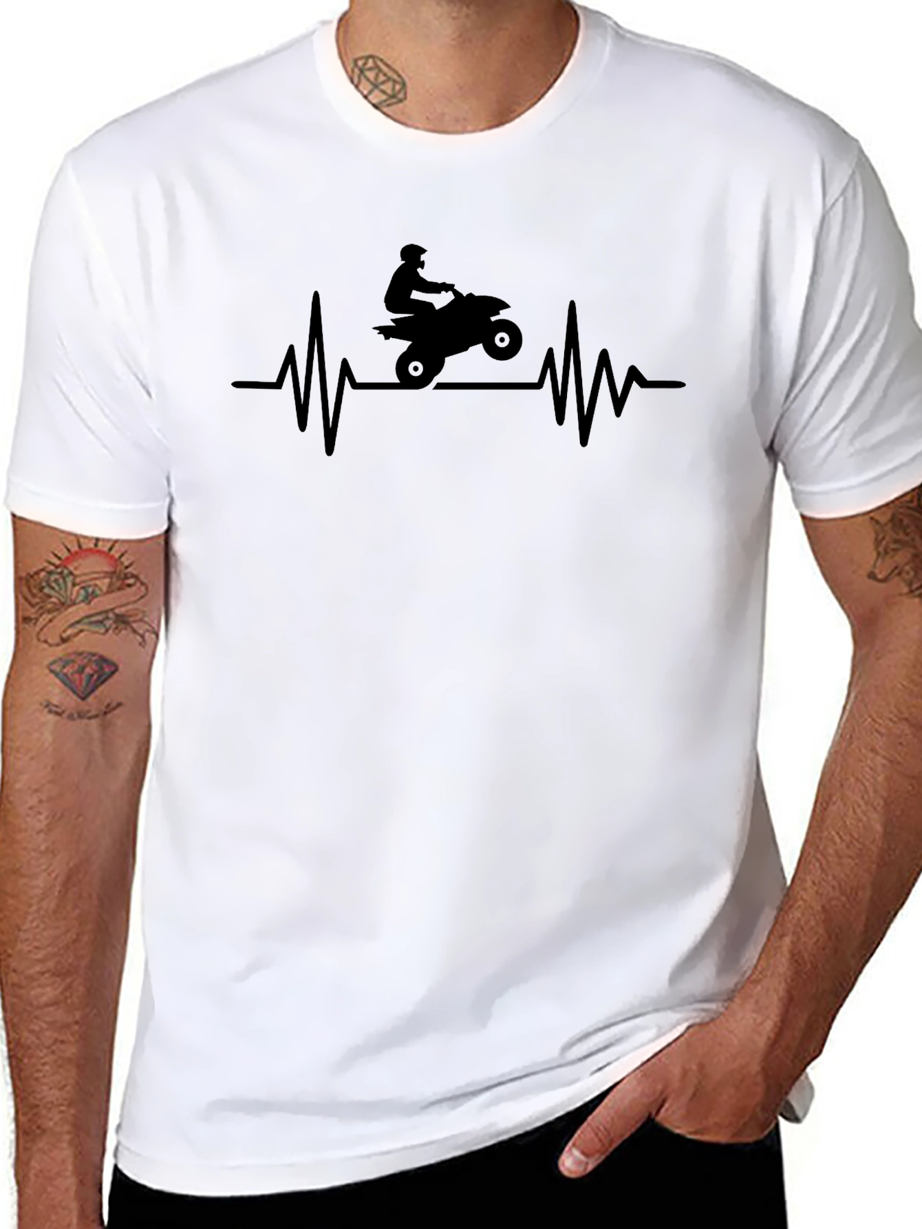 ATV Heartbeat T-Shirt - Ride On!
