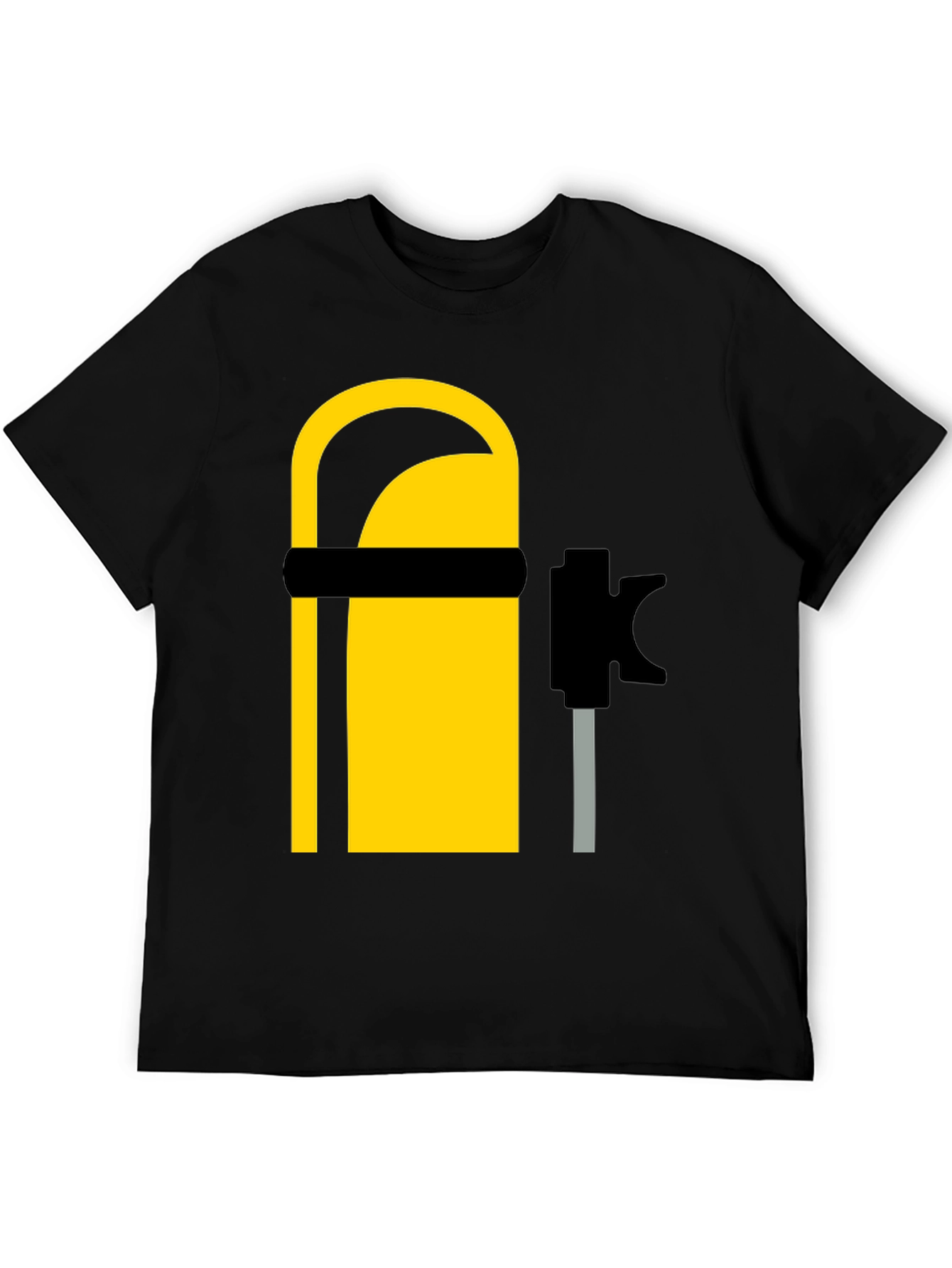 Cool Scuba Diving Tank Graphic Tee - Black