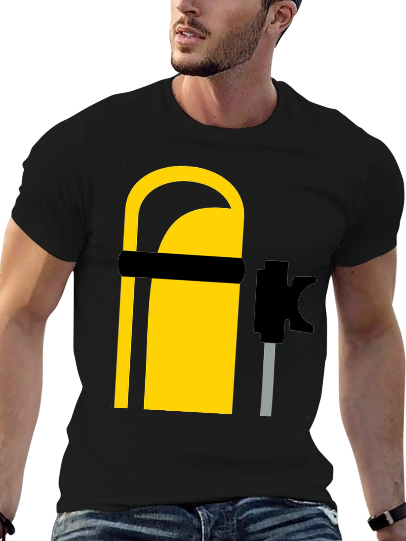 Cool Scuba Diving Tank Graphic Tee - Black