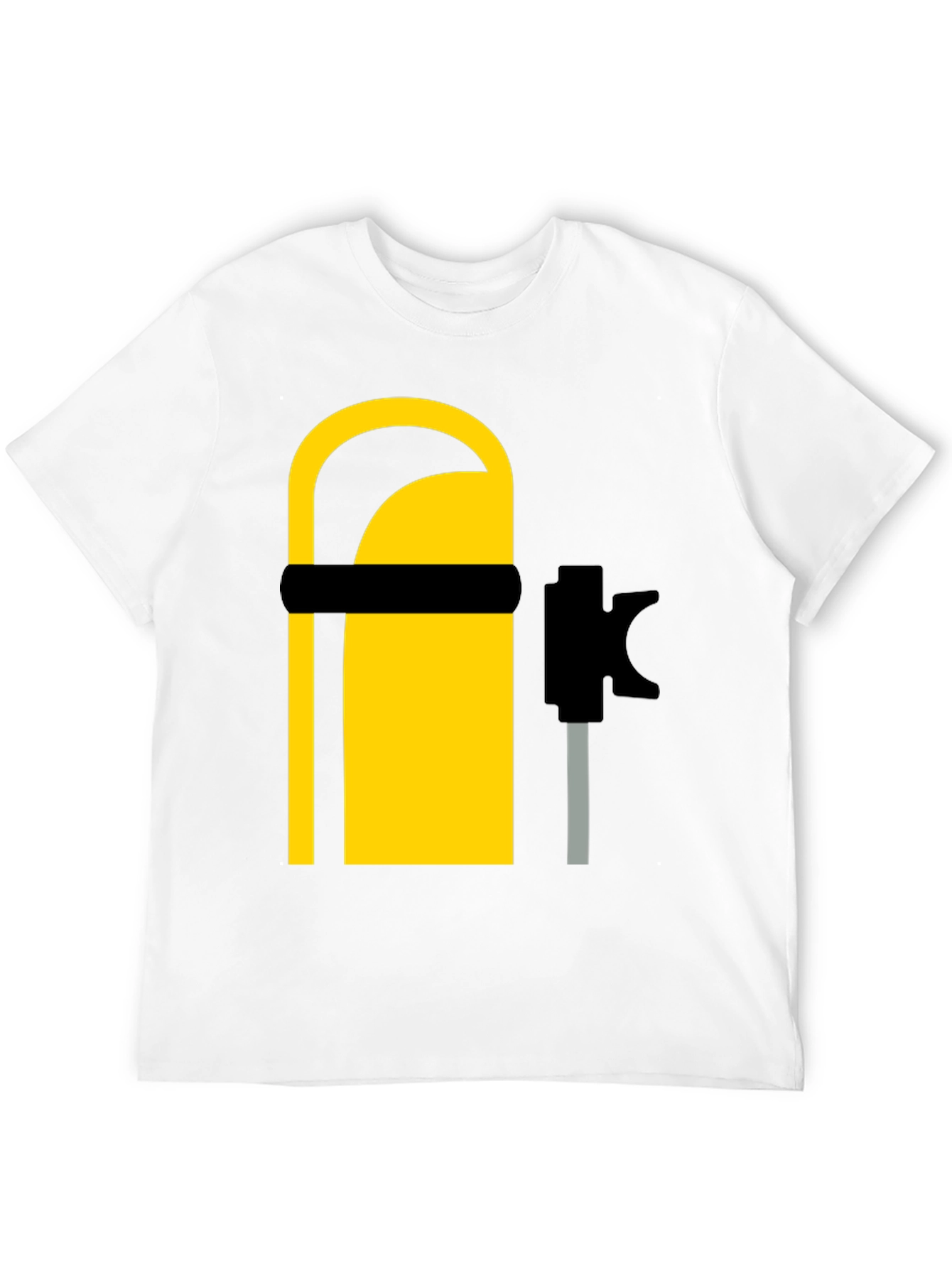 Cool Scuba Diving Tank Graphic Tee - Black
