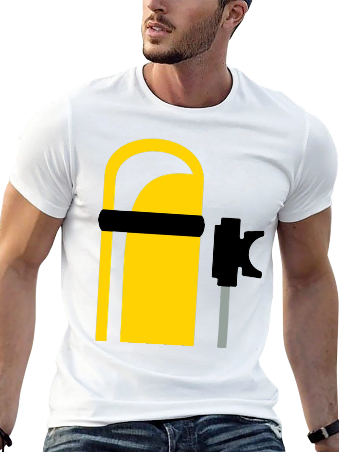 Cool Scuba Diving Tank Graphic Tee - Black