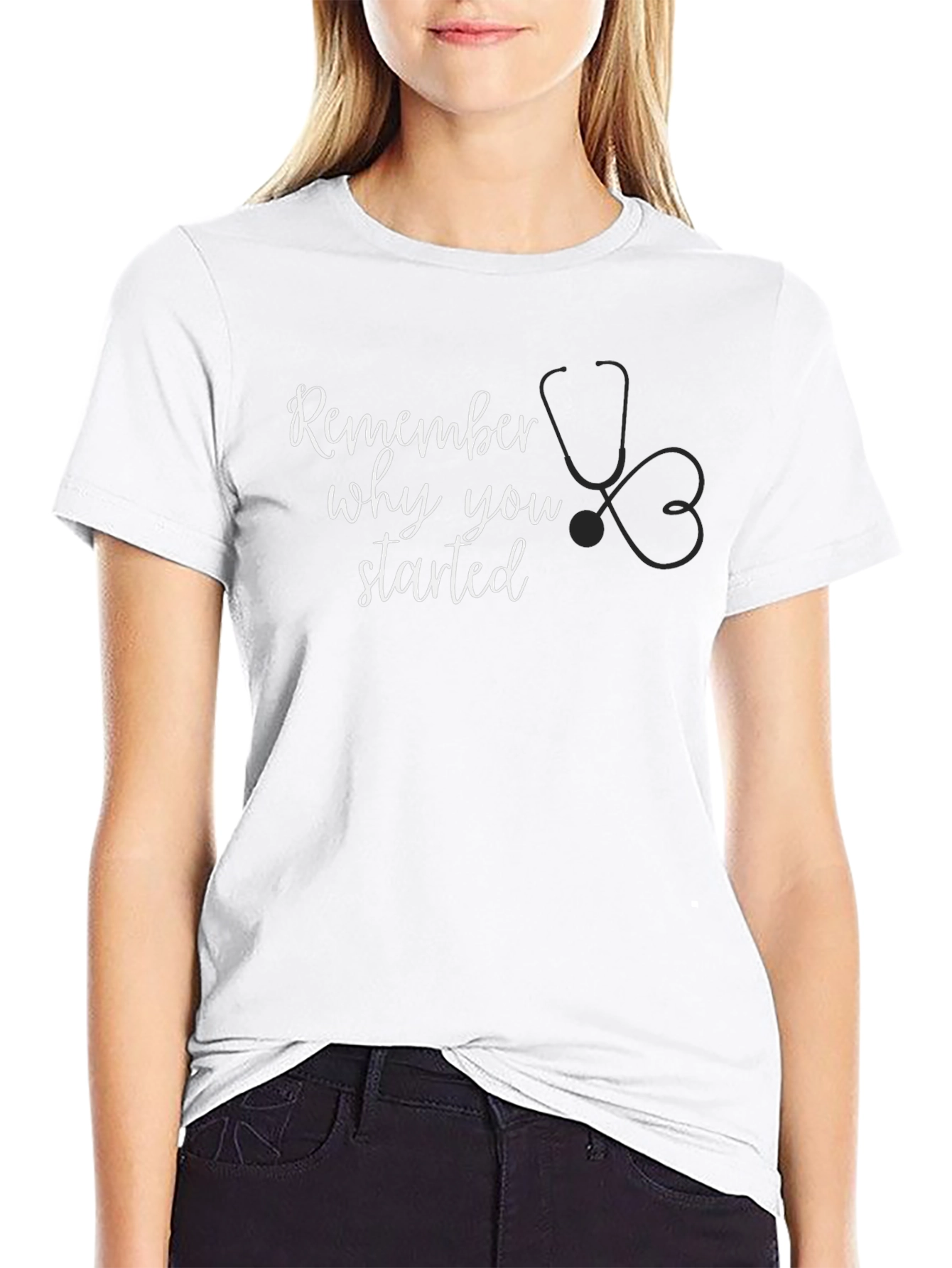 Remember Why You Started - Black T-Shirt