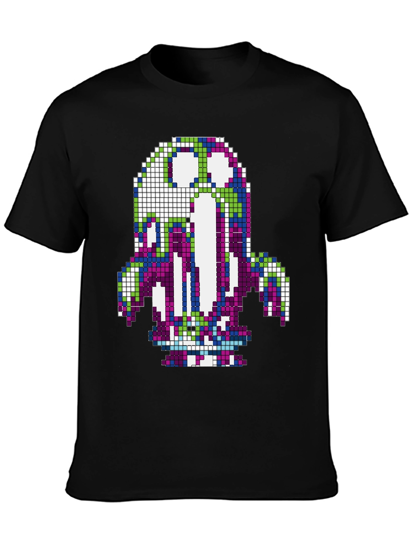 Pixel Monster Graphic Tee - Retro Gaming Style
