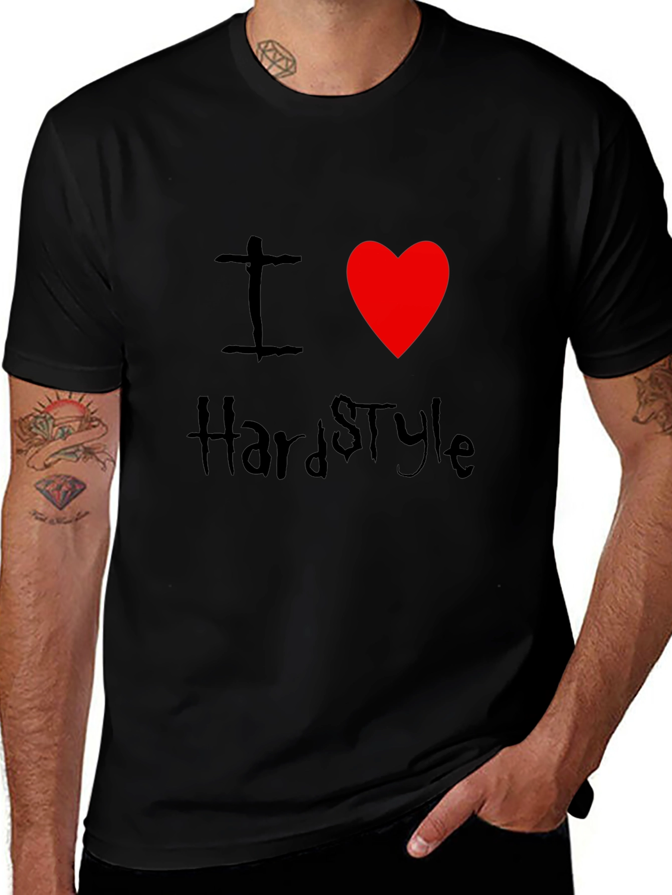 I Love Hardstyle Graphic T-Shirt