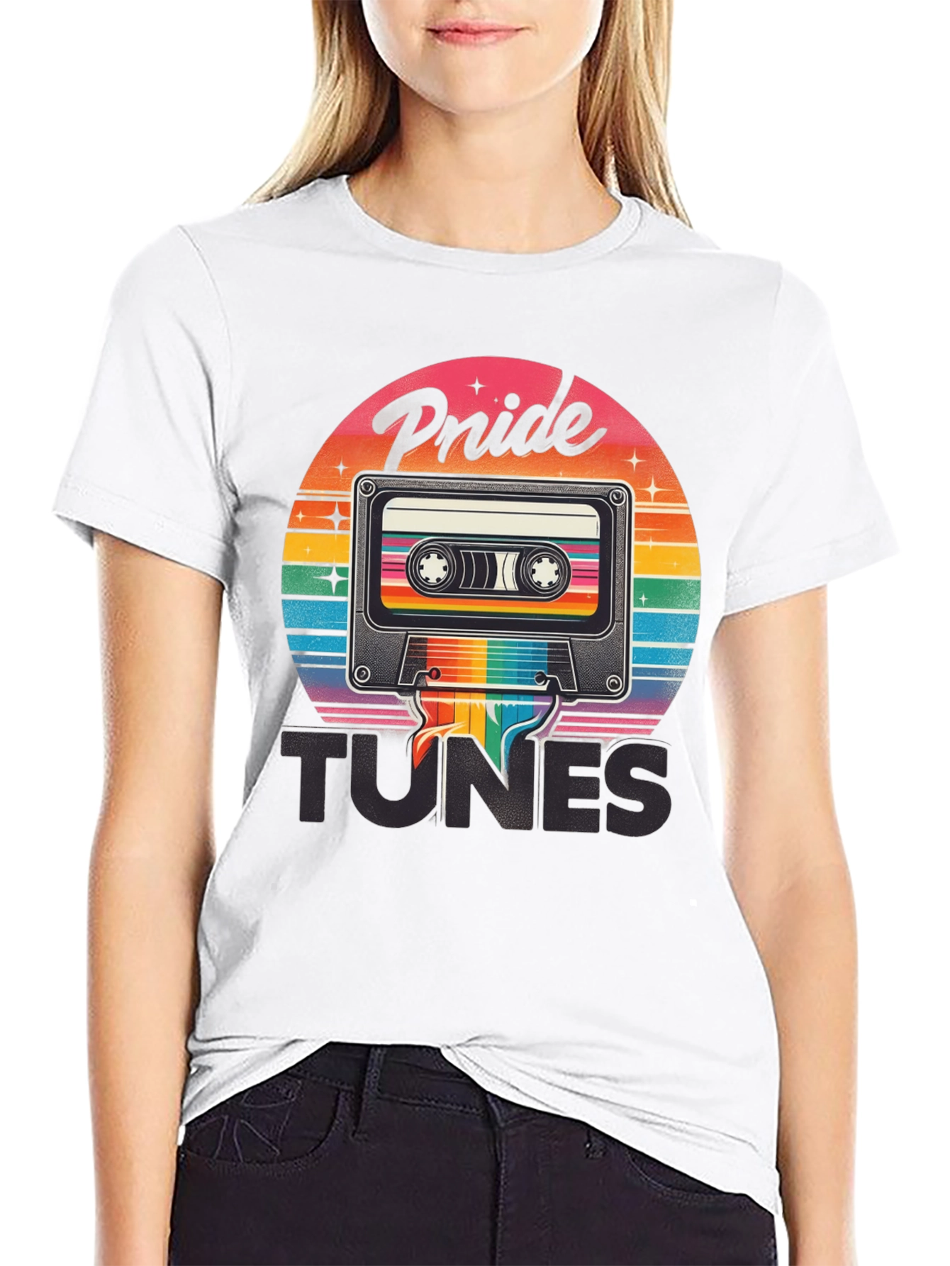 Pride Tunes Cassette Tape Graphic T-Shirt