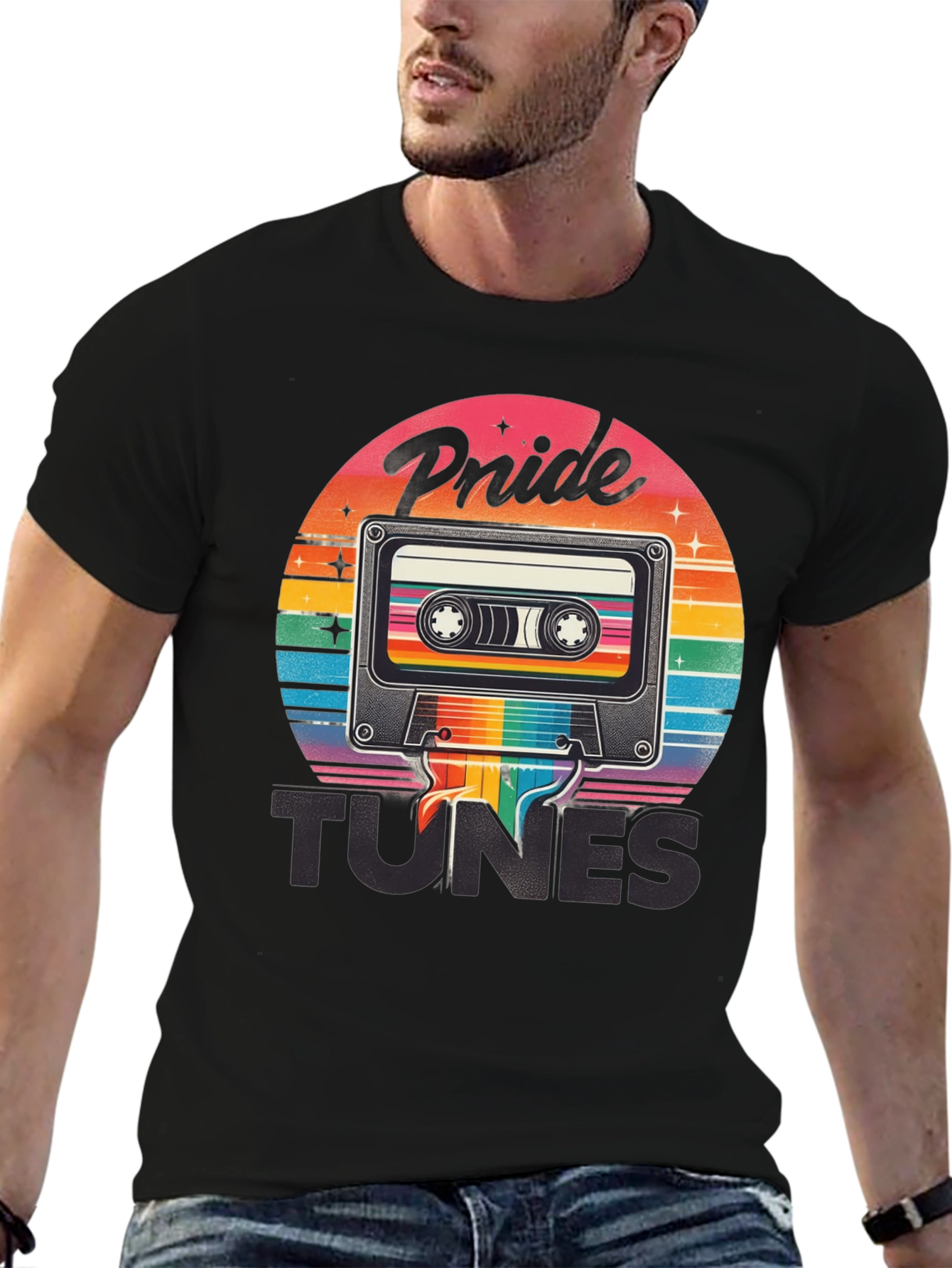 Pride Tunes Cassette Tape Graphic T-Shirt