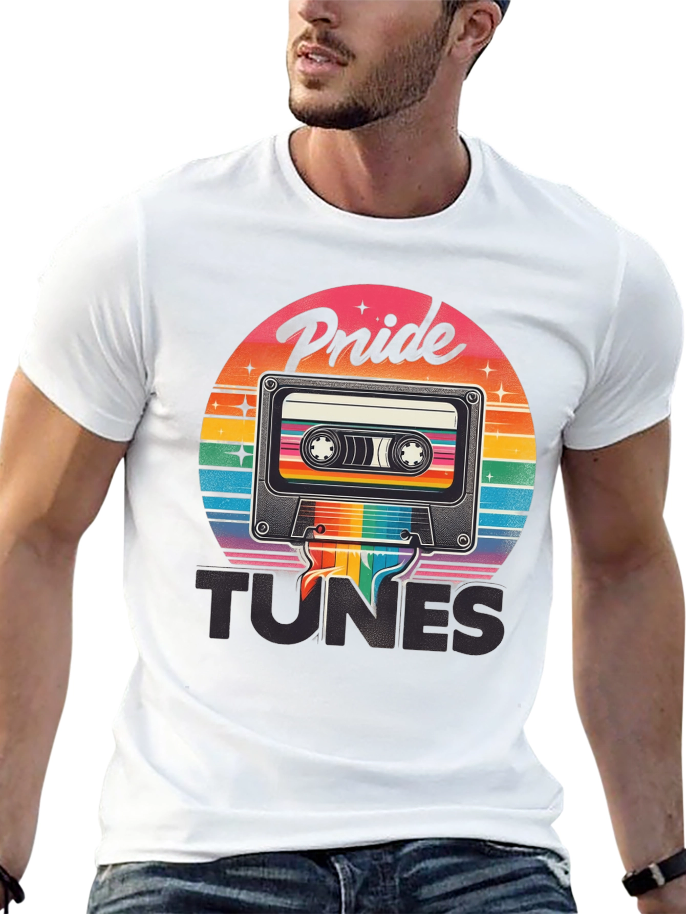 Pride Tunes Cassette Tape Graphic T-Shirt