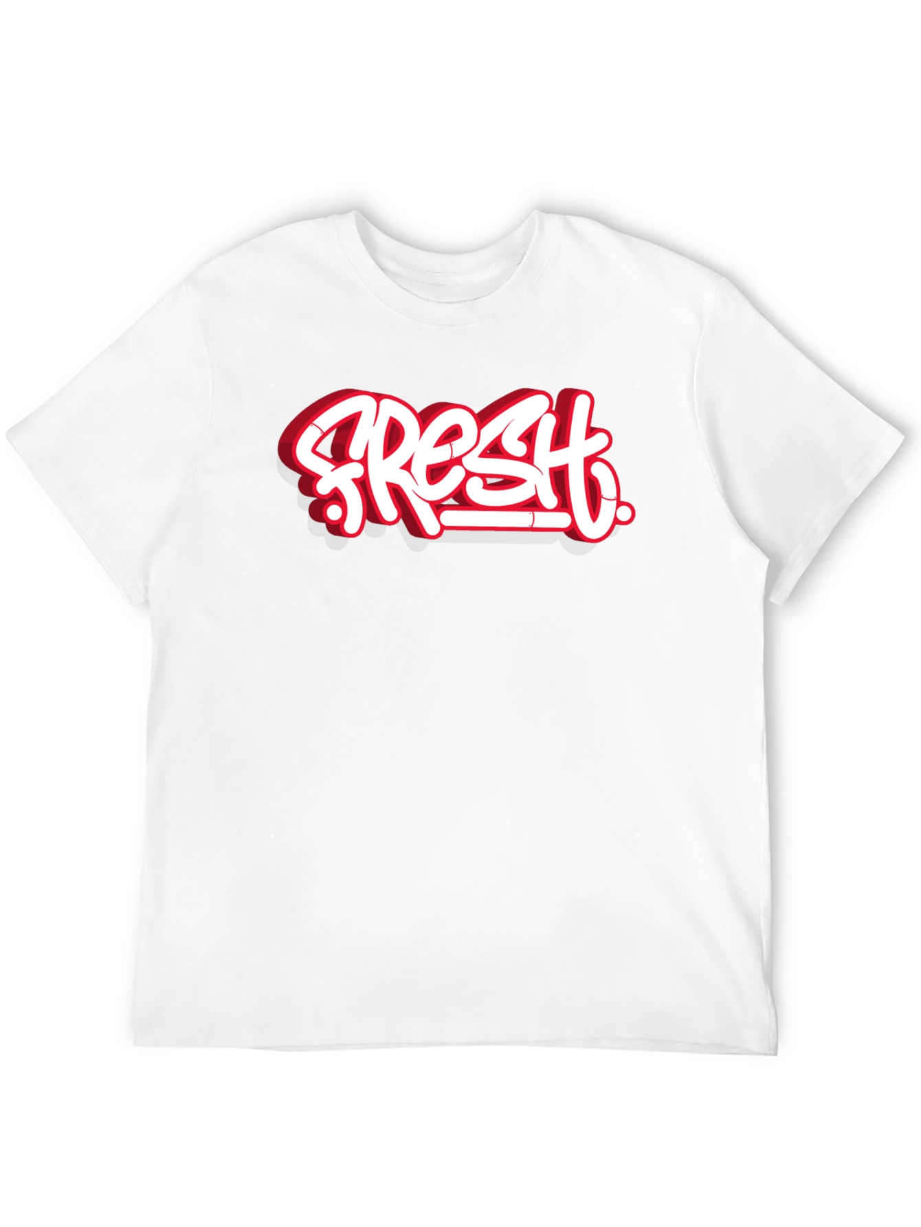 Fresh Graffiti Style Black T-Shirt