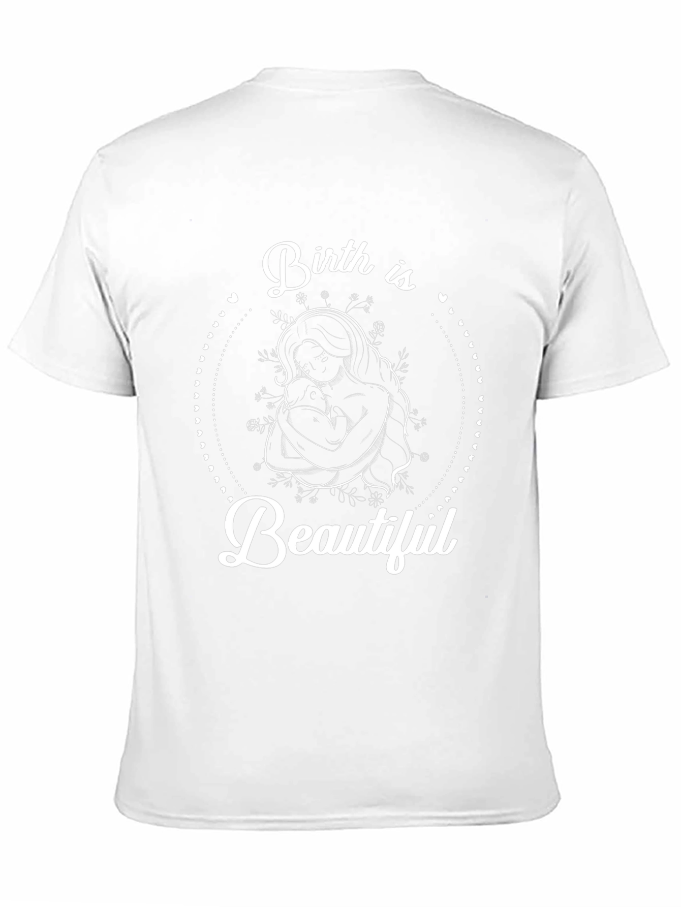 Birth is Beautiful Graphic Tee - Black