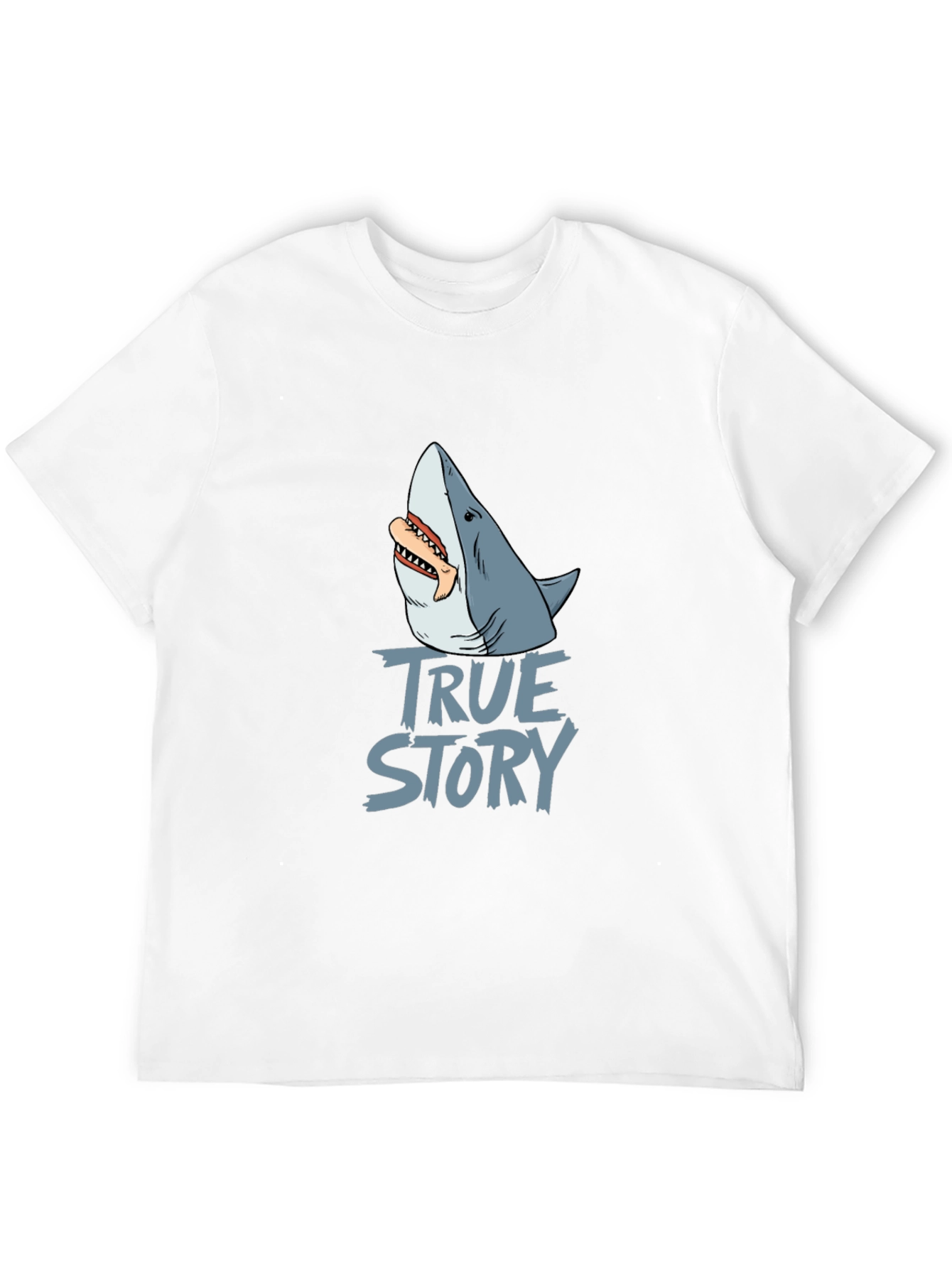 True Story Shark Graphic T-Shirt