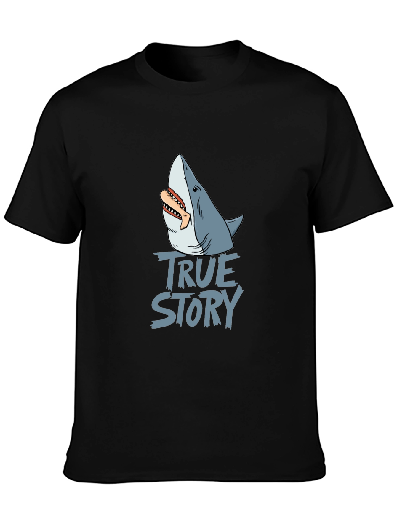 True Story Shark Graphic T-Shirt