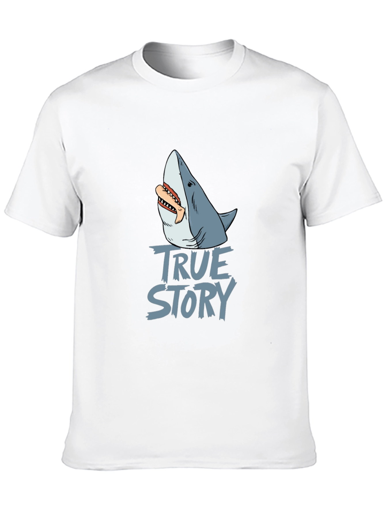 True Story Shark Graphic T-Shirt