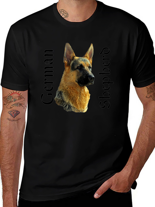 German Shepherd Graphic Tee - Dog Lover T-Shirt