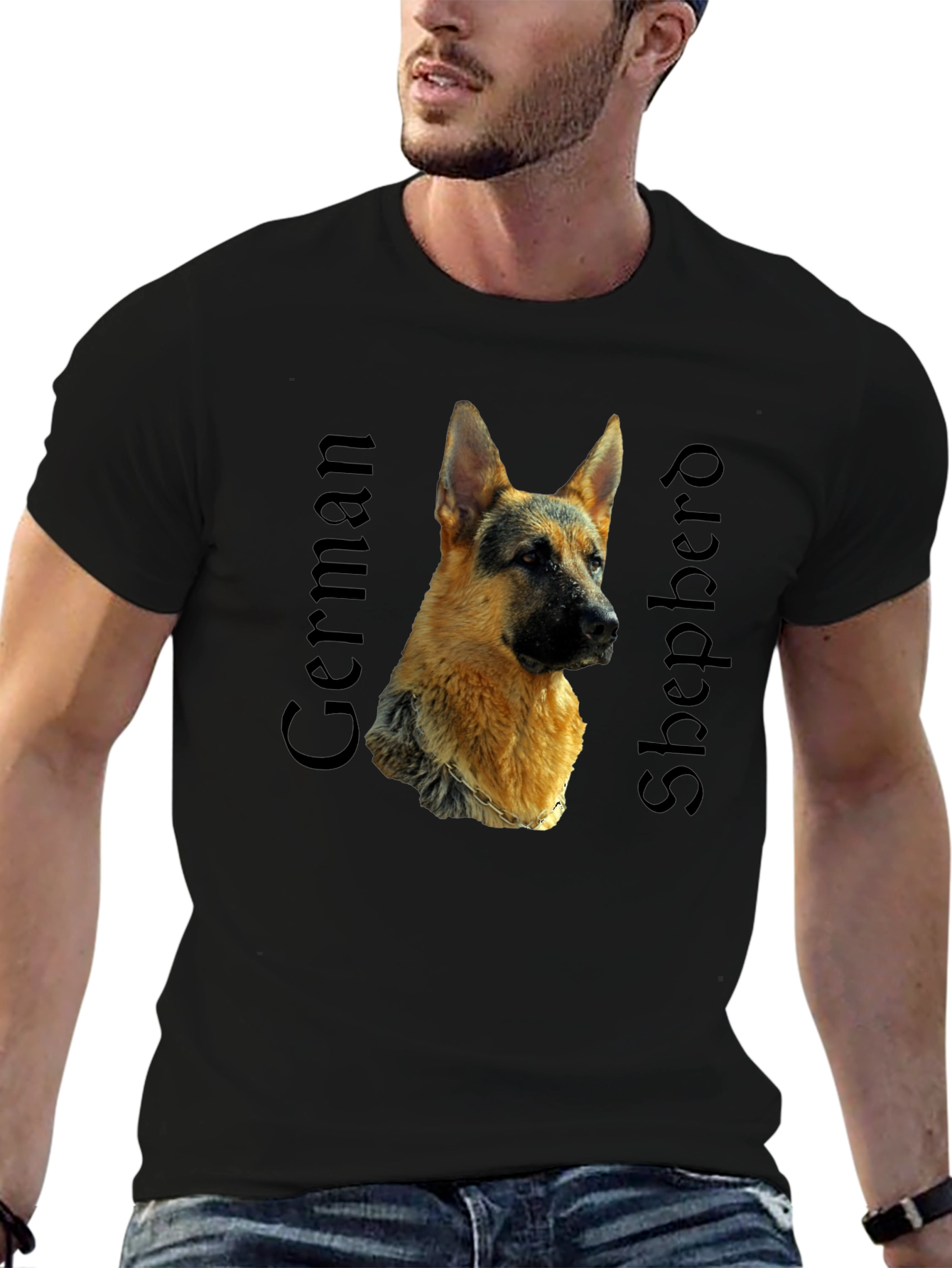 German Shepherd Graphic Tee - Dog Lover T-Shirt
