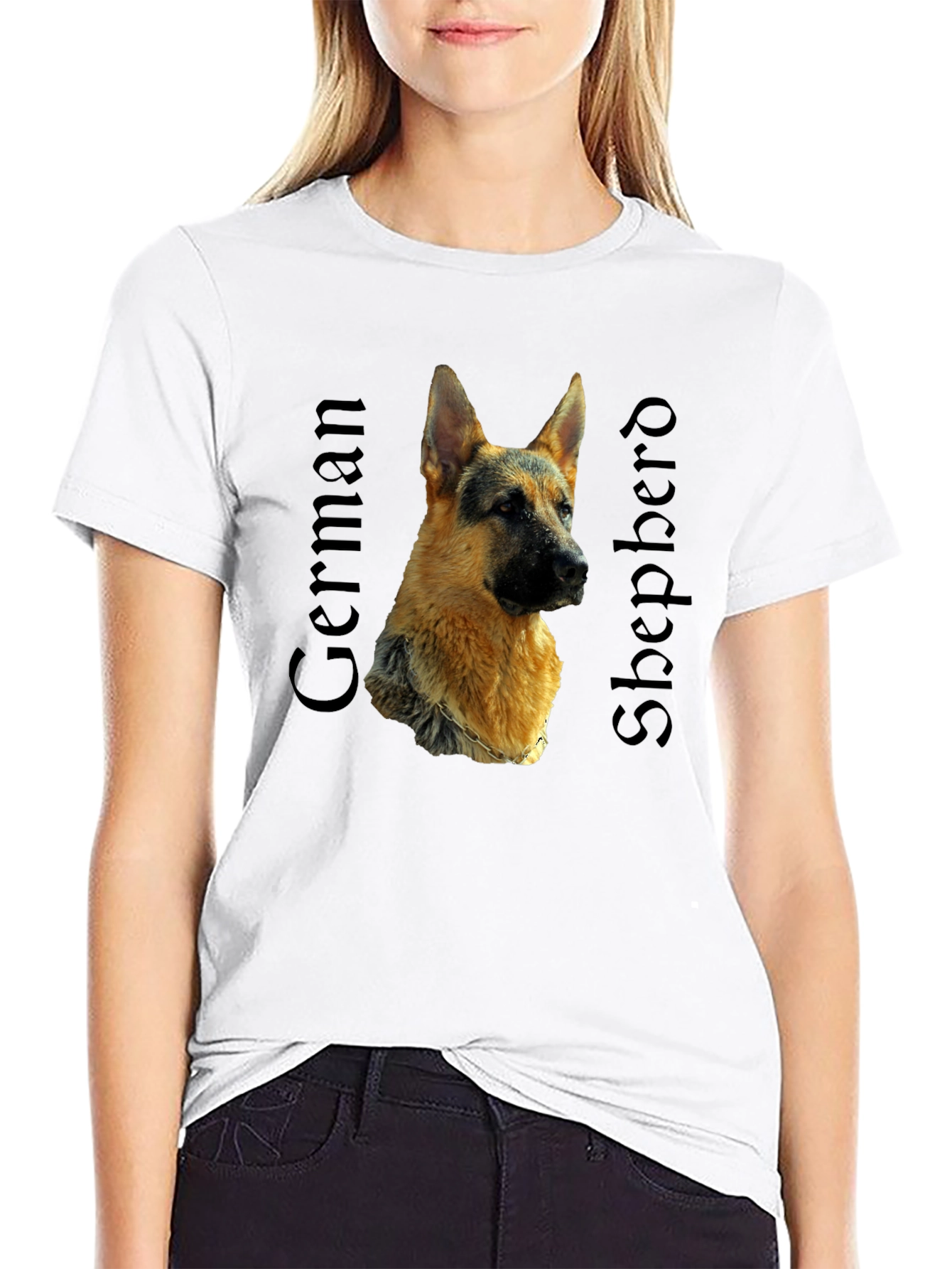 German Shepherd Graphic Tee - Dog Lover T-Shirt