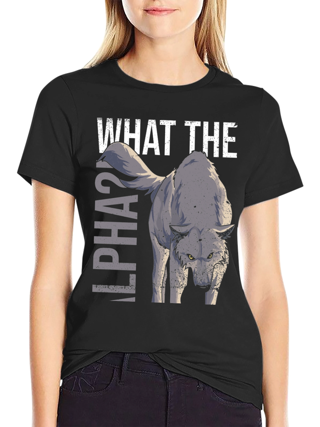 What The Alpha Wolf Graphic T-Shirt