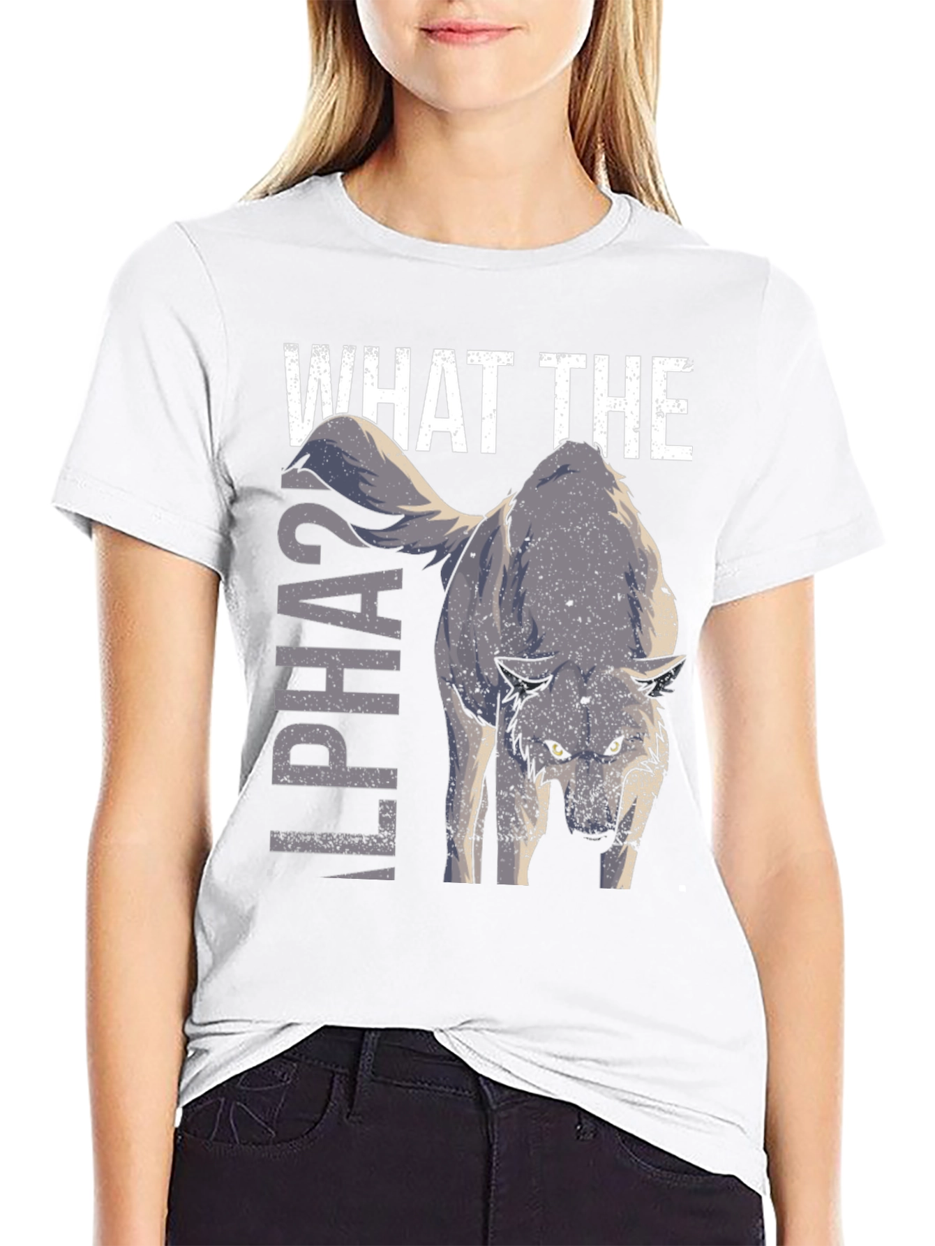 What The Alpha Wolf Graphic T-Shirt