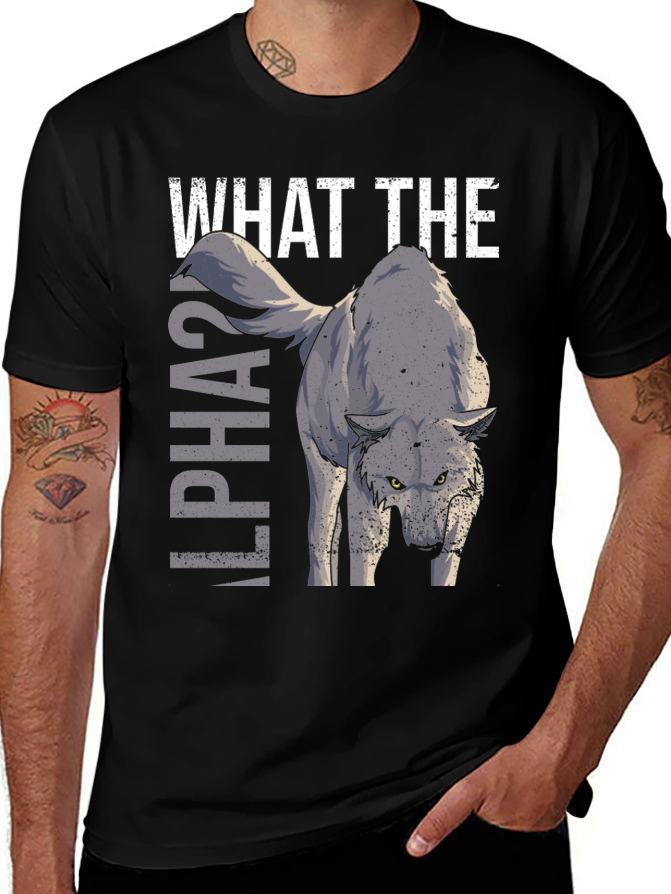 What The Alpha Wolf Graphic T-Shirt