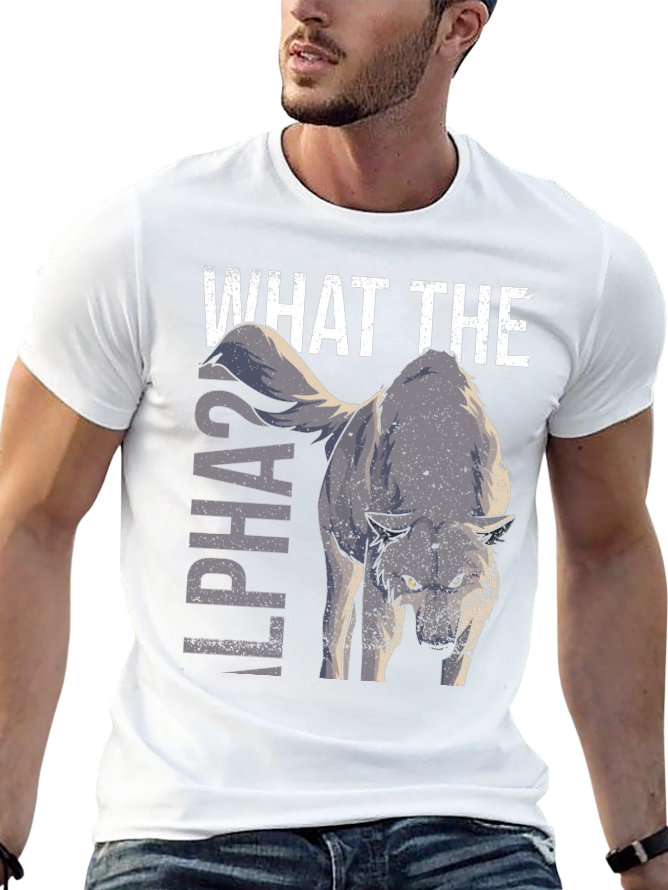 What The Alpha Wolf Graphic T-Shirt