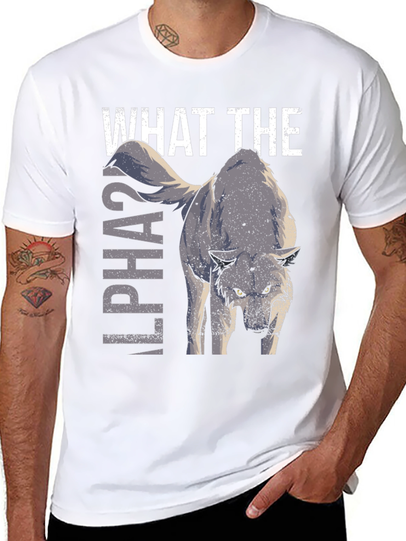 What The Alpha Wolf Graphic T-Shirt