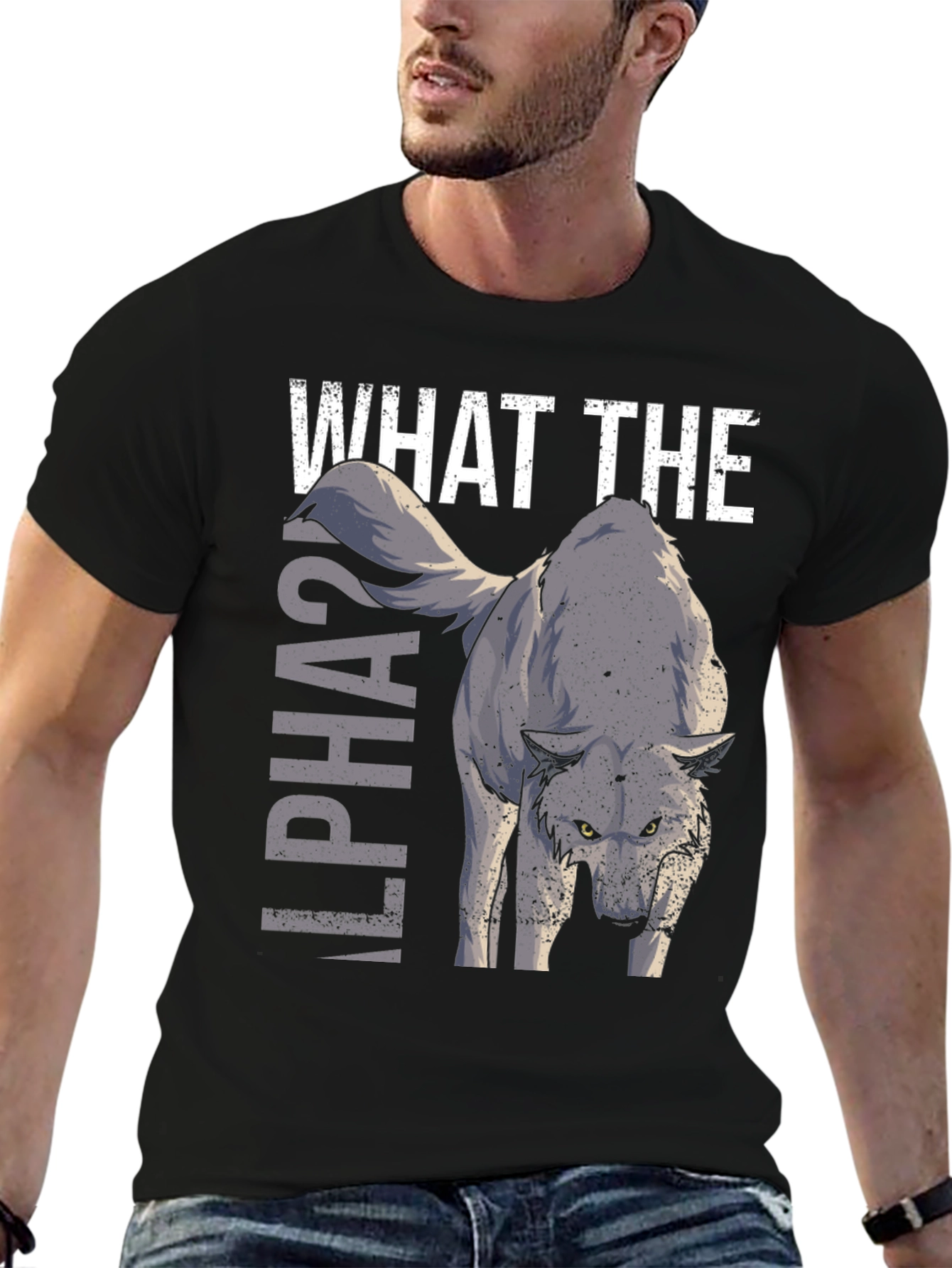 What The Alpha Wolf Graphic T-Shirt