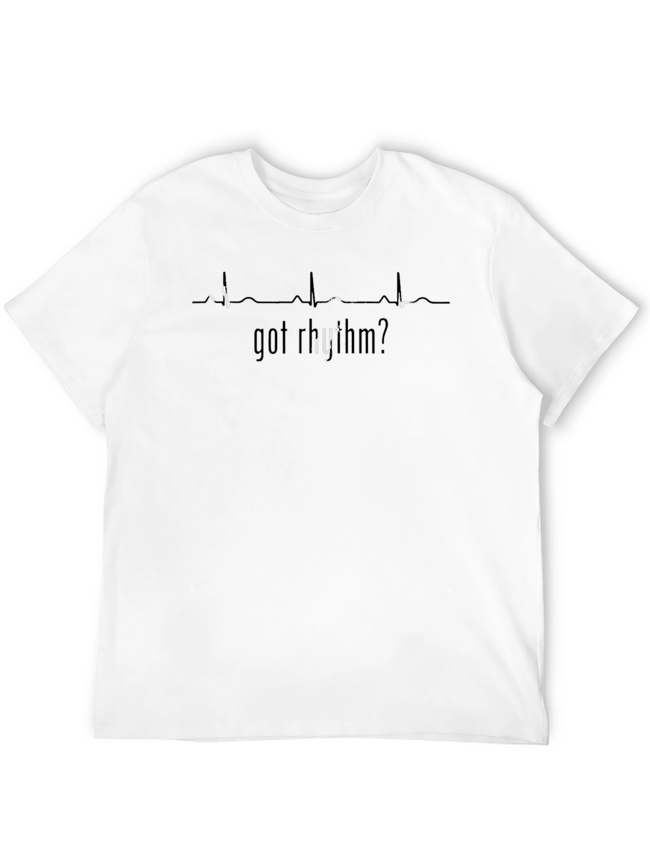 Got Rhythm? Graphic Tee - Black Cotton T-Shirt